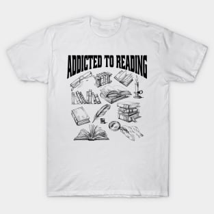 Addicted to Reading T-Shirt